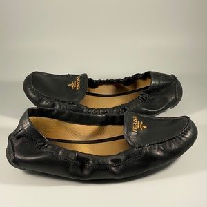 Prada Scrunchy Driving Moccasin